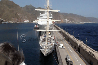 Star Clipper bows on